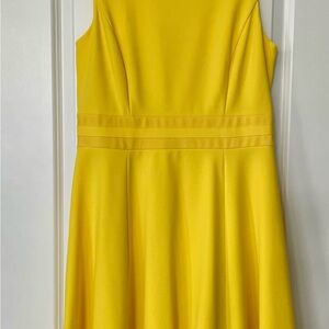 Calvin Klein Yellow Dress